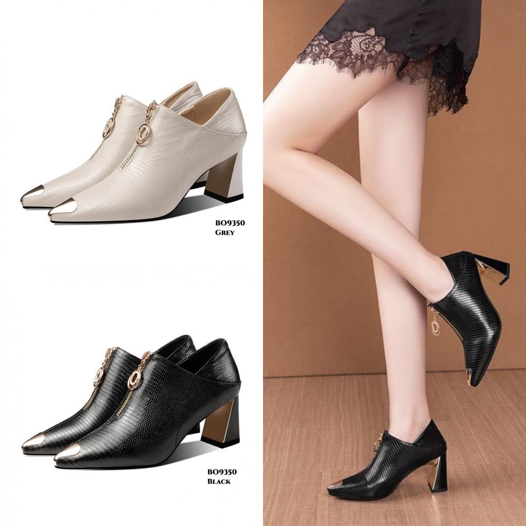 RESTOCK WYN SEPATU BOOTS HEELS FASHION KOREA BO9350