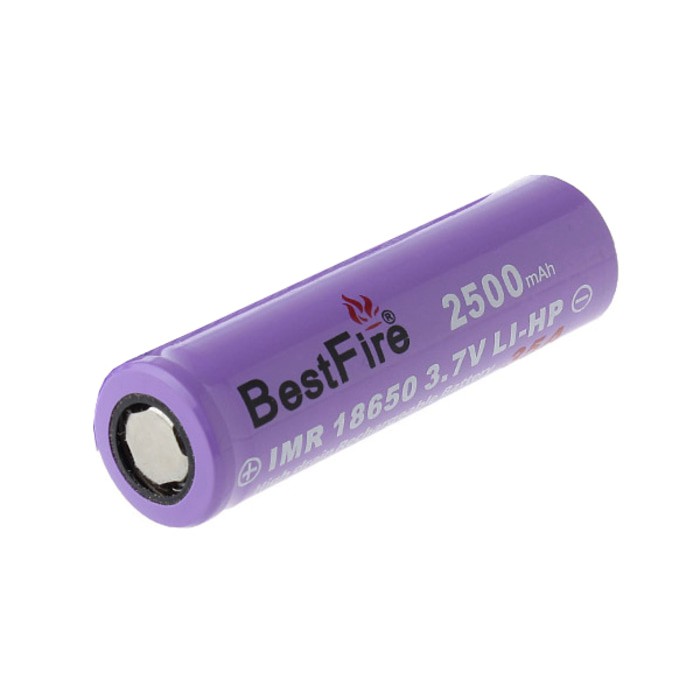 baterai Battery BestFire 18650 2500mAh 35A clone