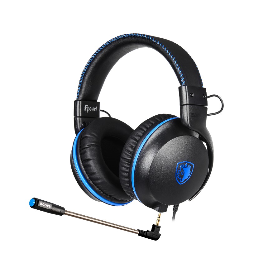 Headset Gaming sades wired audio 3.5mm Stereo for Lapotp-pc-ps4-Vr-mobile Fpower F-Power SA-717