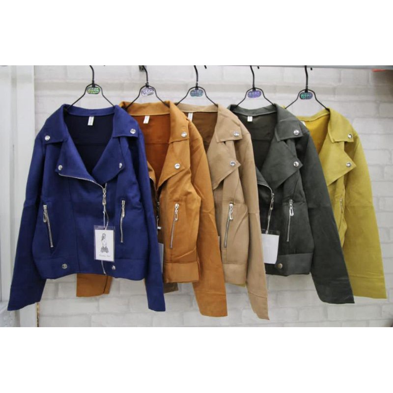 JAKET SUEDE IMPORT WANITA TERKECE