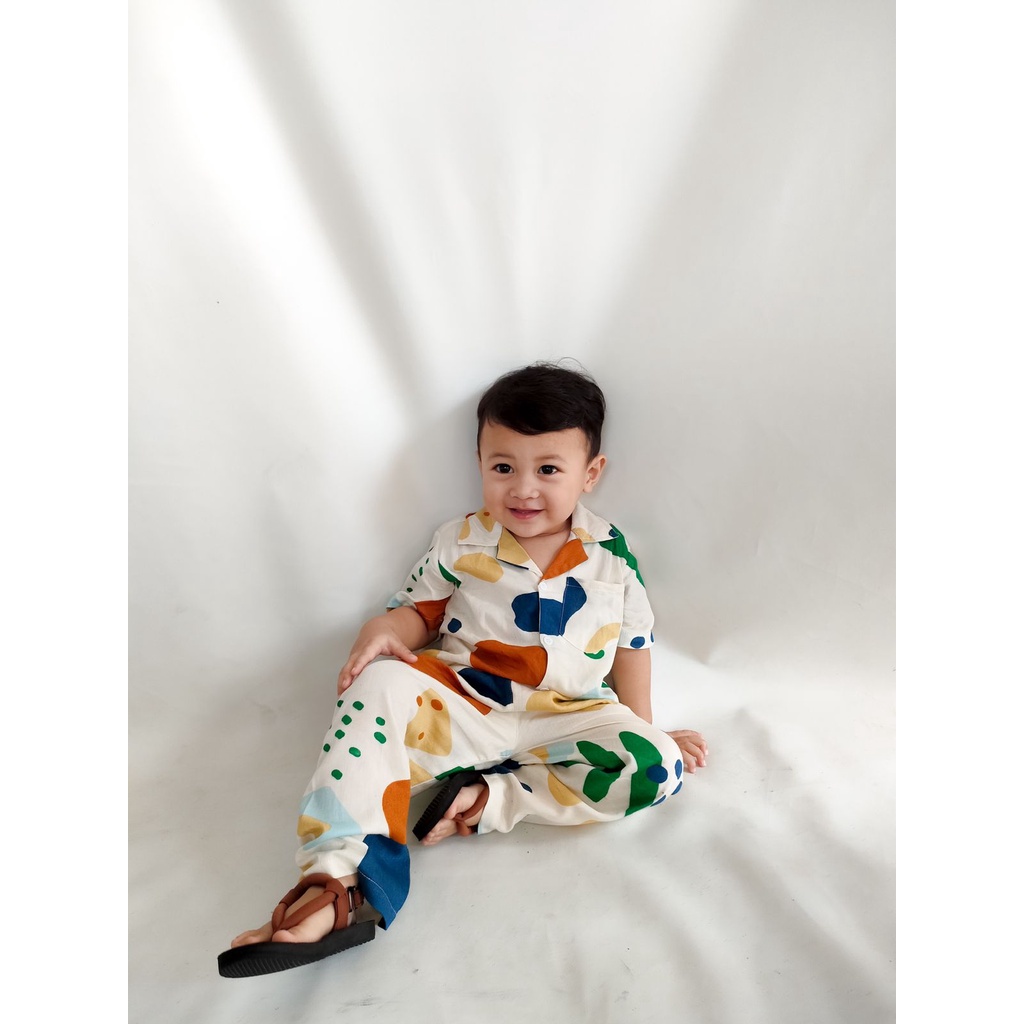 Yobebee One Set Kiddo Setelan Rayon Anak Usia 2 3 4 6 8 10 Tahun Baju Tidur Piyama Pajamas Kids Motif Karakter Oneset Model Baju Harian Santai Anak Laki Laki Cowok