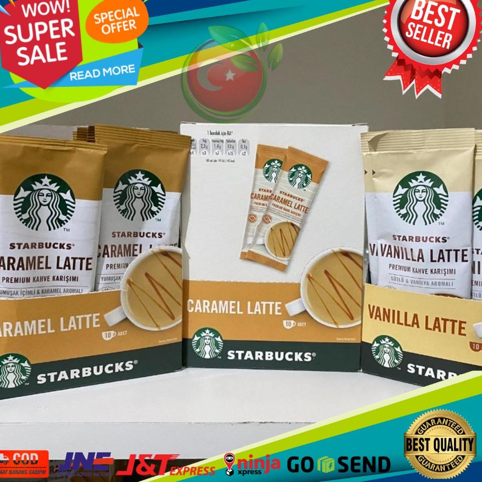 

Promo 1.1 (BONUS BROWN SUGAR) STARBUCKS SACHET COFFEE ASLI TURKEY - KOPI STARBUCK INSTANT SACHET PRE