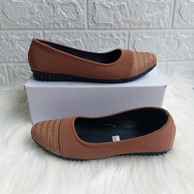 Flatshoes Wanita Terbaru Sepatu Wanita Murah Balet Sol Karet