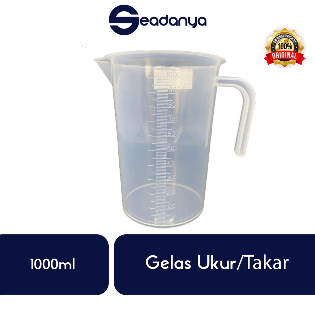 Jual Measuring Cupgelas Takar 1000ml Cup Plastik Measure Takaran Sendok Takar Plastic Measuring 4505