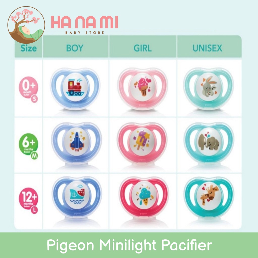 Pigeon Minilight Pacifier (Dot Bayi)