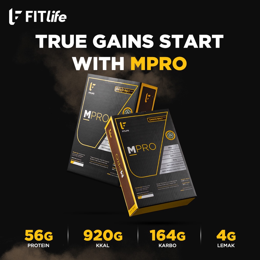 Fitlife MPRO 10.5lb 10lbs M-Pro M Pro gainer