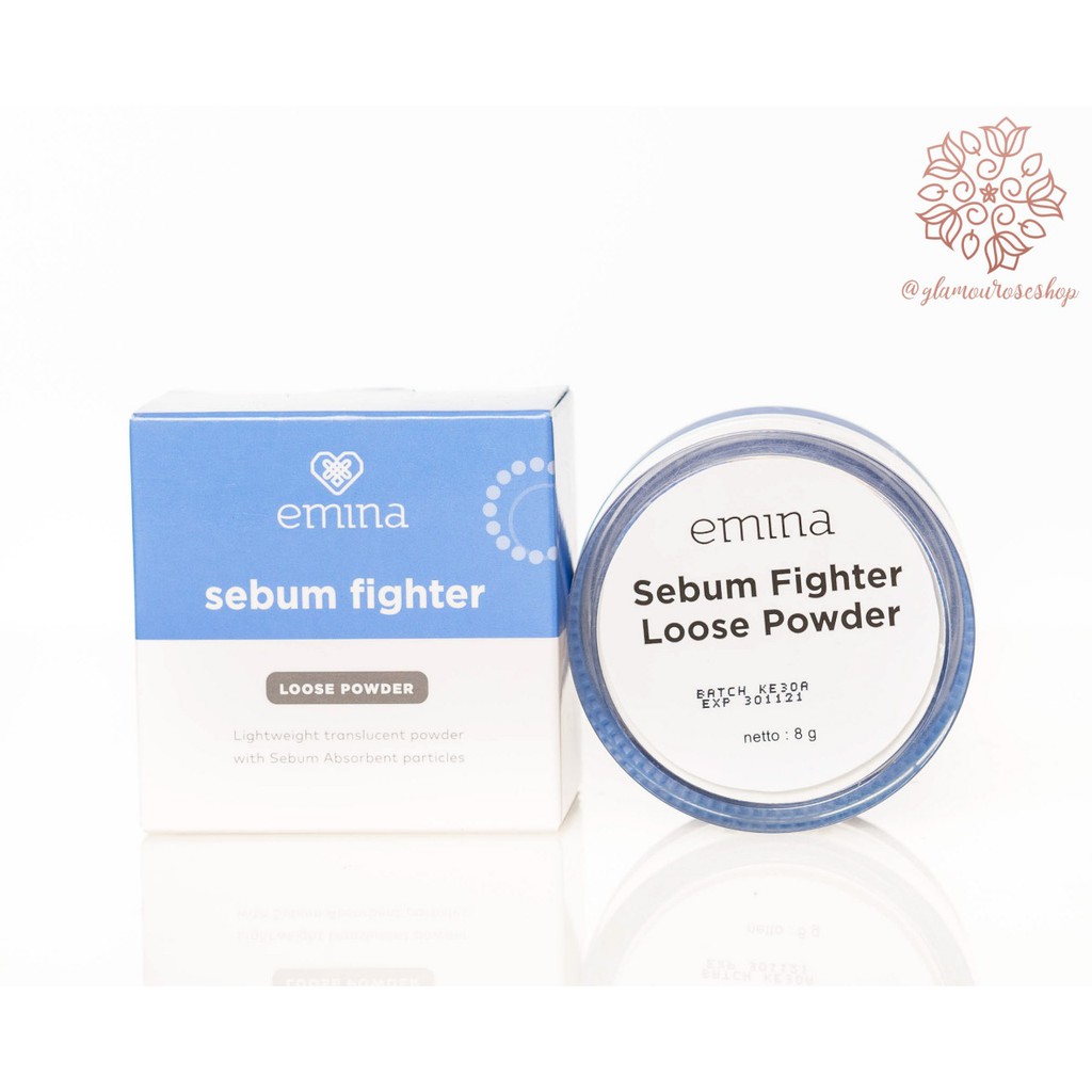 ❤️Glamouroseshop❤️ Emina Sebum Fighter Loose Powder 8gr