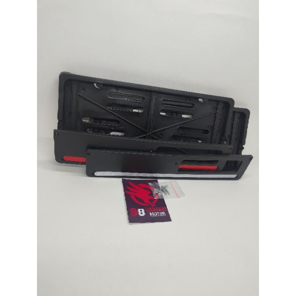 Dudukan Plat Nomor Motor Original Universal - Harga Sepasang (2pcs)