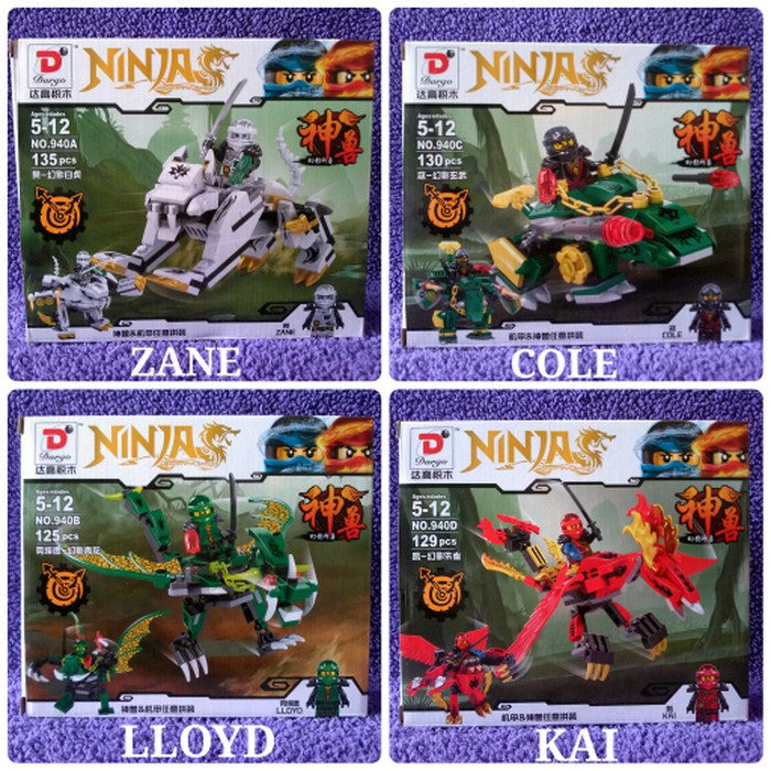 LEGO NINJA GO 170 PCS HEIMA - KADO ULTAH ANAK LAKI - MAINAN EDUKASI