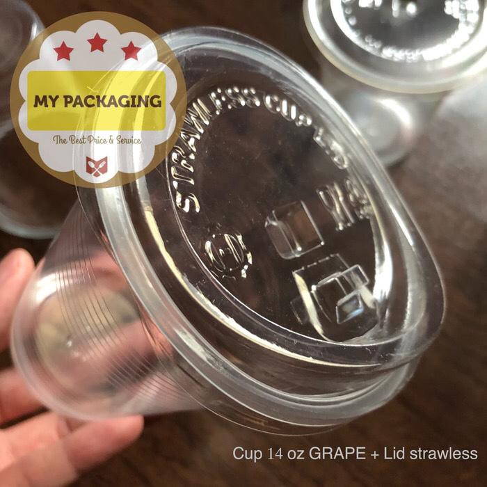 Jual Tutup Gelas Plastik Strawless Lid Cheese Tea Harga 50pcs Shopee Indonesia 3921