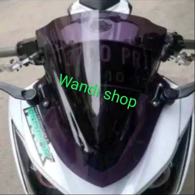 Visor ninja 250 fi jenong windshield ninja 250 fi jenong
