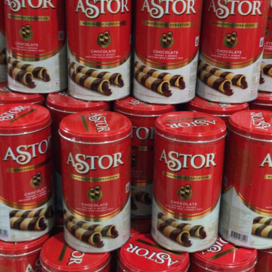 

Astor Double Coklat 330 gr 330 / Wafwer Roll Double Choco