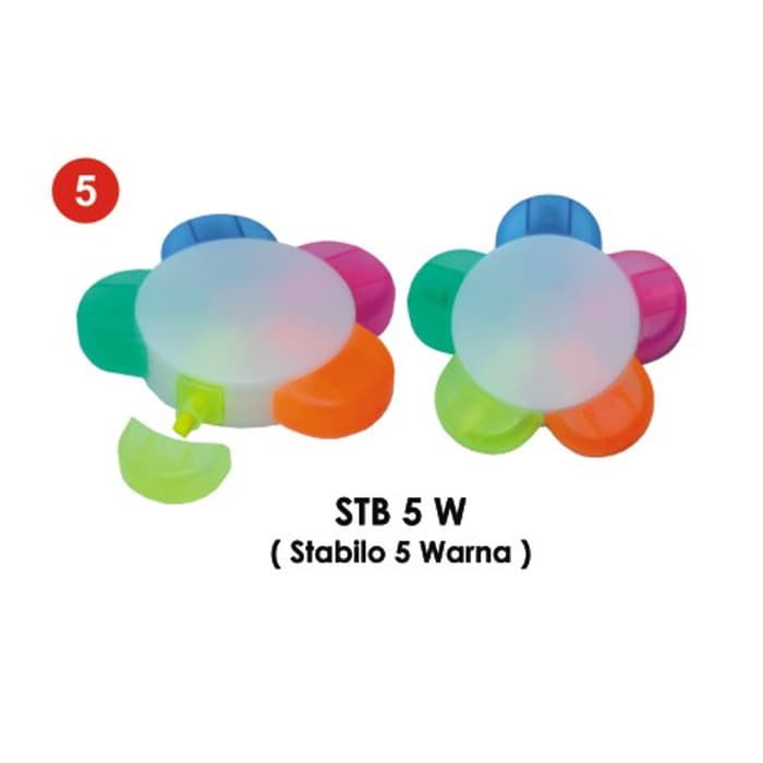 

Highlighter - Stabilo Pulpen - Stabilo Warna Warni Stabillo Fluorescent 5 Warna Produk Terbaik