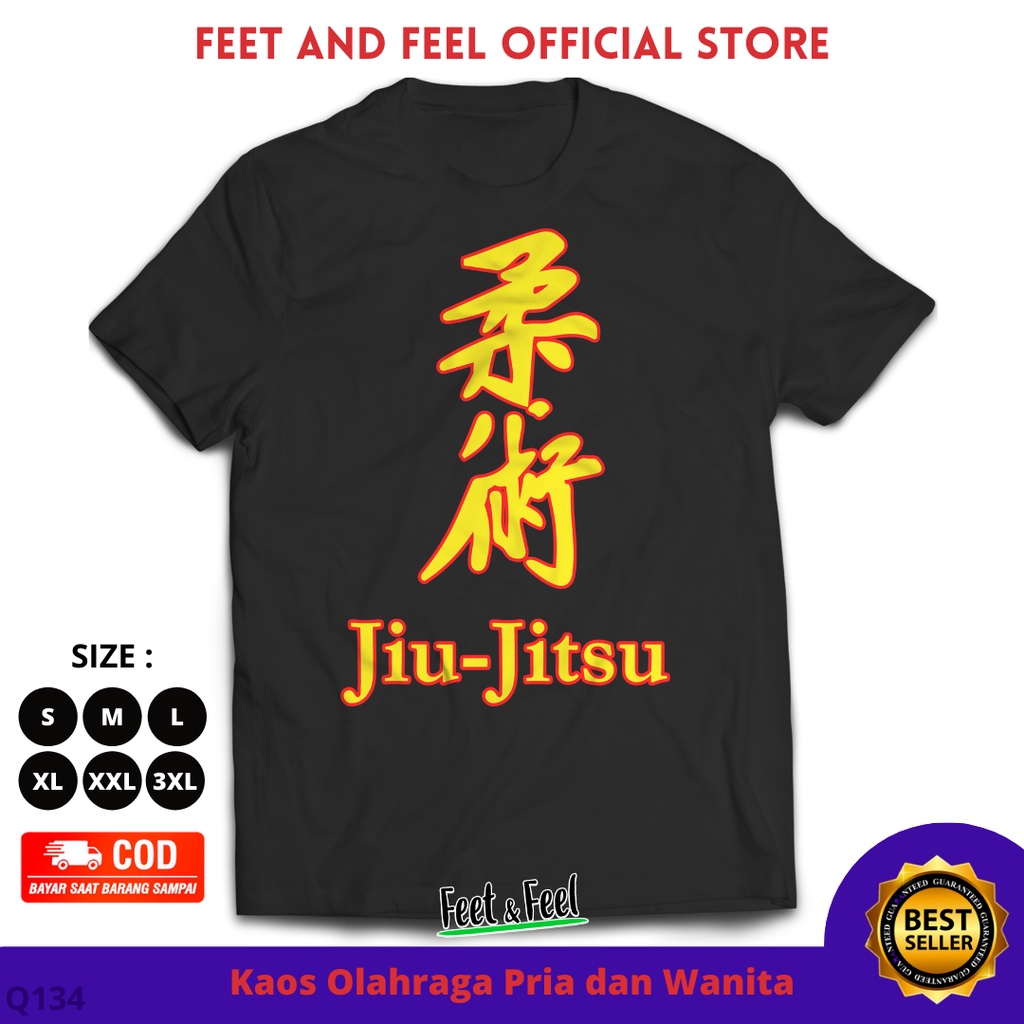Kaos Jiu-jitsu Indonesia Baju Komunitas Olahraga Sporty S-XXXL