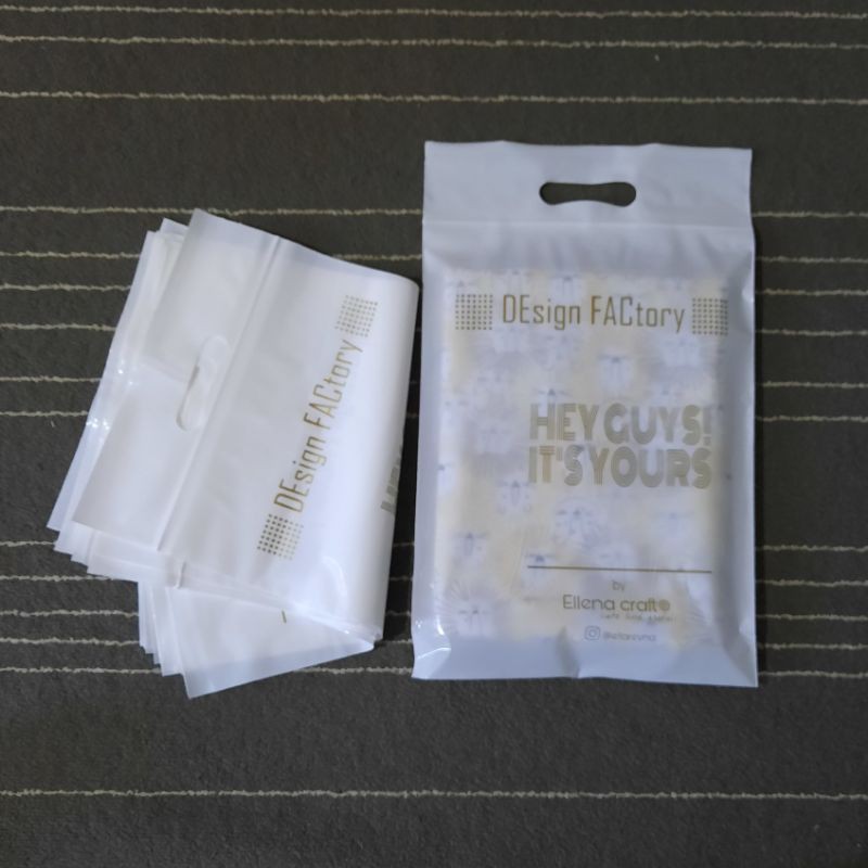 

(25x35) Sablon Packaging Plastik Ziplock 1 warna