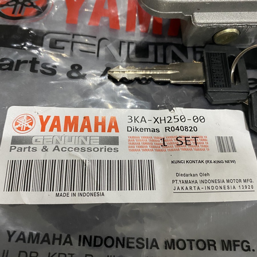 ONLY 3KA KUNCI KONTAK KEYSET KEY SET YAMAHA MOTOR RXKING RX-KING RXK OLD LAMA NEW BARU TANGKI-1