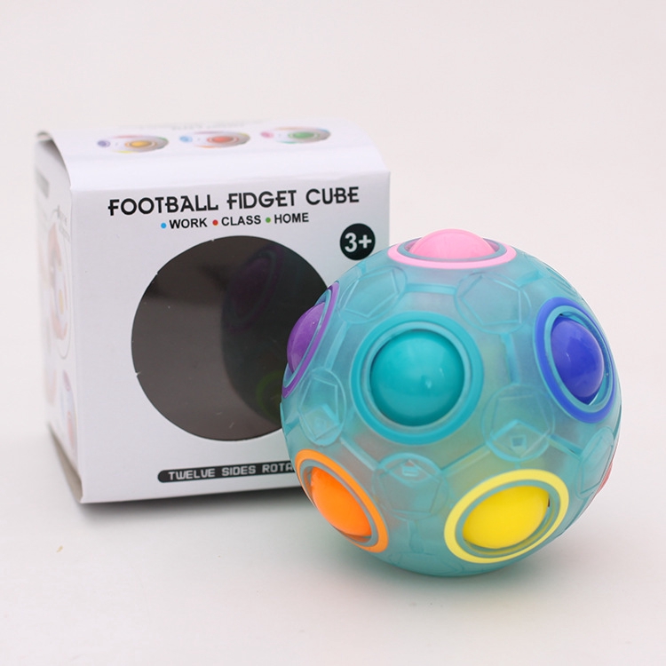 football fidget cube