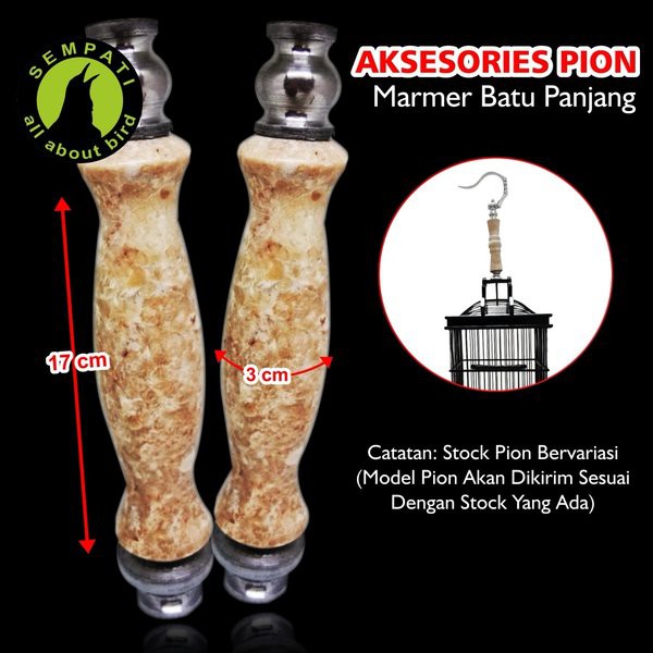 PION SANGKAR BURUNG PLECI BATU PANJANG