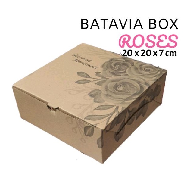 

Box nasi catering serbaguna 20x20x7 motif Roses MINIMAL PEMBELIAN 10PCS