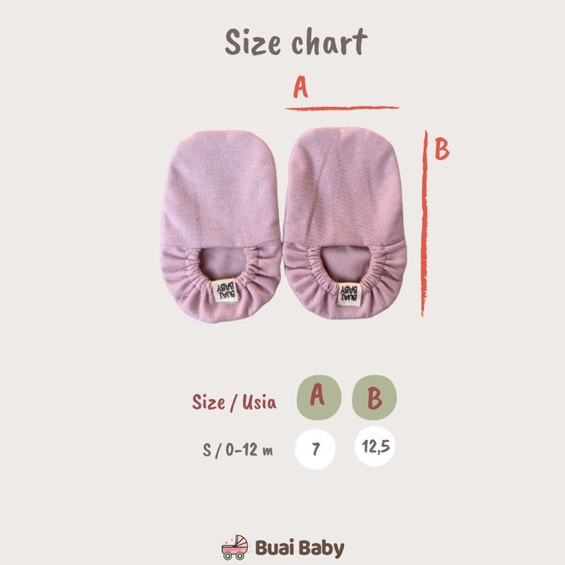 Buai - ALANA SHOES bahan katun lembut COCOK UNTUK 0-1 year