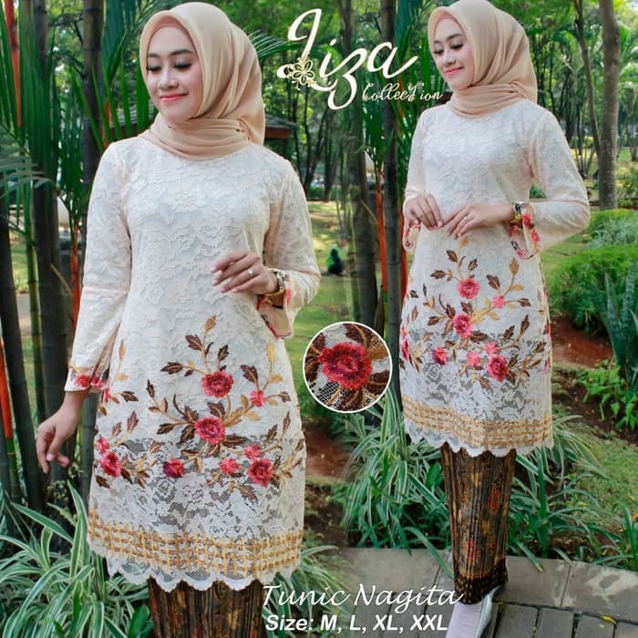 set kebaya kurung nagita berkualitas