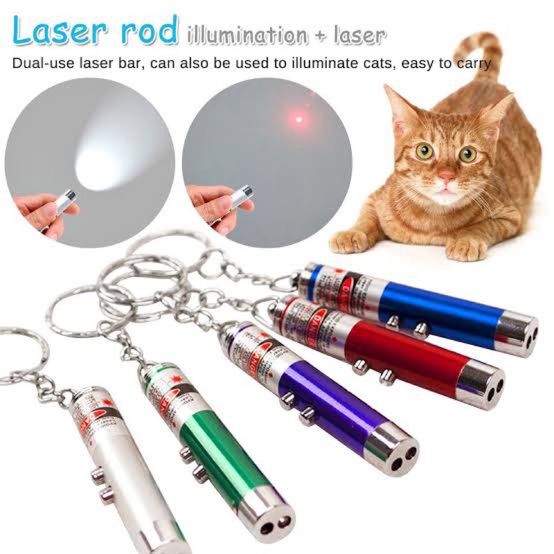 Mainan kucing - laser kucing / cat teaser - laser atraktif kucing