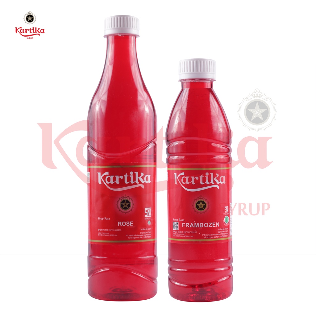 

KARTIKA Sirup Rose 620 ml & Frambozen 400 ml