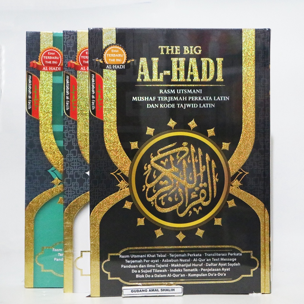 Al Quran The Big Al-Hadi Perkata Lansia HC - Terjemah Perkata Latin