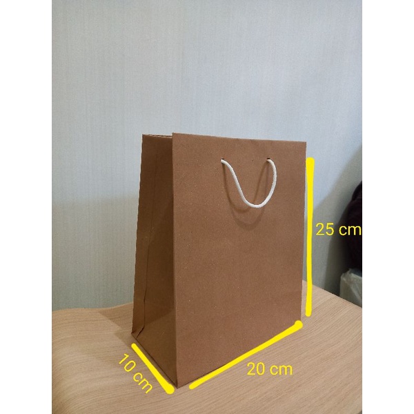 

Paper bag polos coklat R6