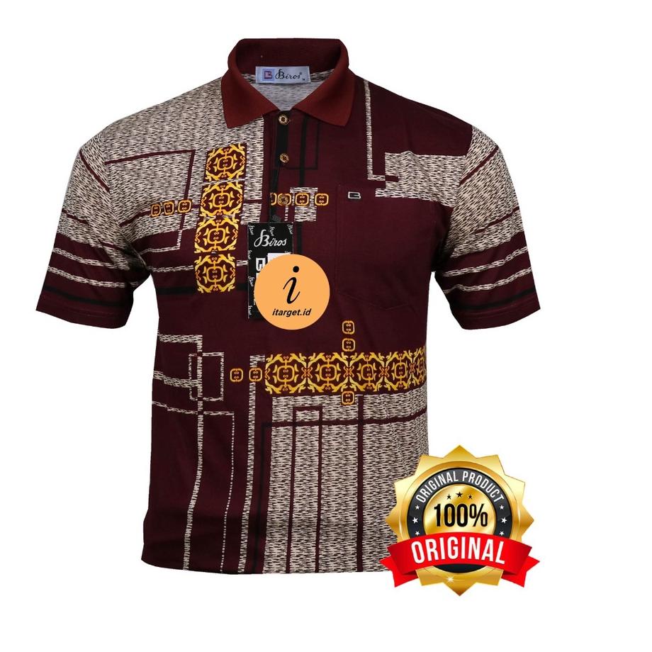 Kodei7I2u--Kaos Kerah Pria Biros Desain Unik Katun Halus 346