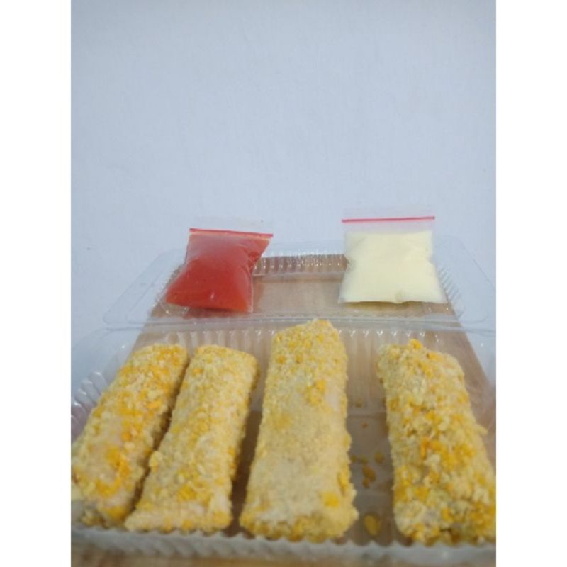 

PANGSIT SOSIS MOZARELLA FROZEN FOOD / CEMILAN MURAH / INSTAN