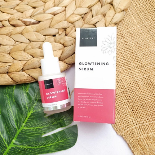 Scarlett Whitening Glowtening Serum 15ml Rumah Cantik 354 Serum Perawatan Glowing Pencerah Wajah