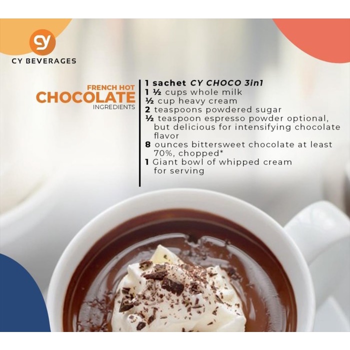 

MINUM-SIAP-DRINK-TO-READY- CY CHOCO DOUBLE HOT CHOCOLATE -READY-TO-DRINK-SIAP-MINUM.