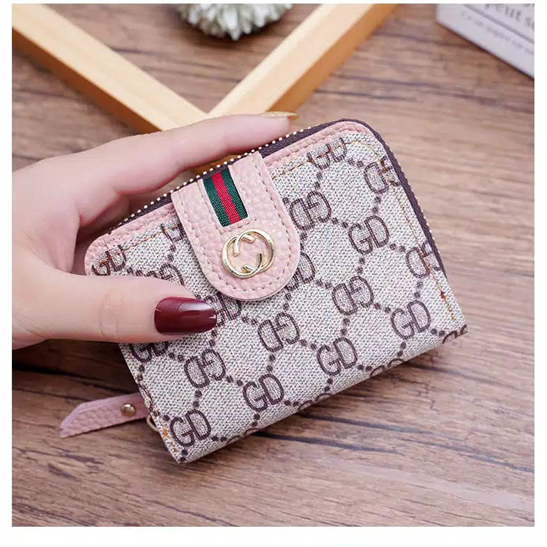 ( Fy ) COD DOMPET IMPORT DOMPET WANITA DOMPET MURAH MOTIF GD LIPAT MURAH DOMPET MINI REAL PIC