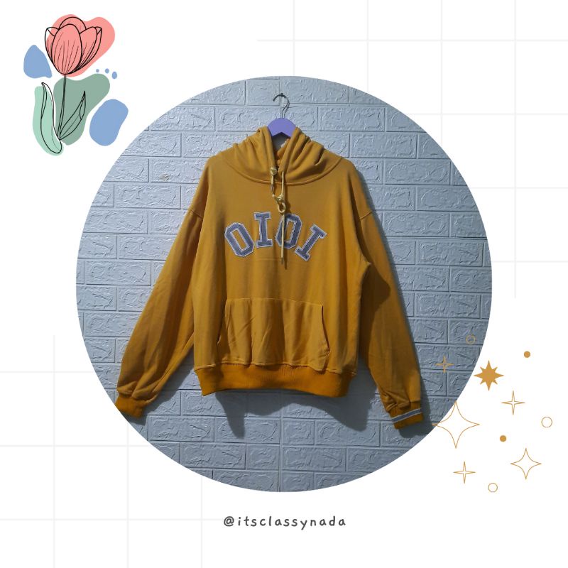 HOODIE OIOI 5252 MUSTARD SIZE M-XXL