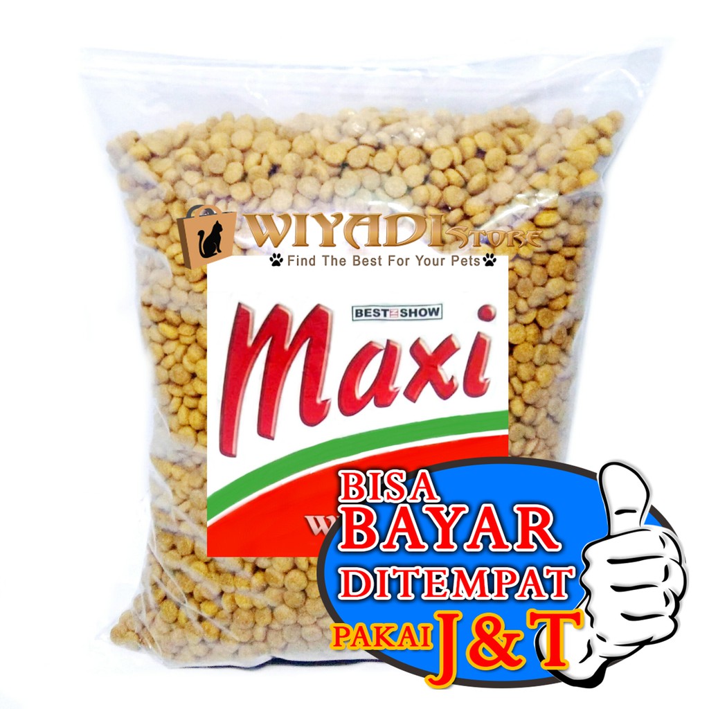 Makanan Kucing Maxi [Re-Pack 1kg]