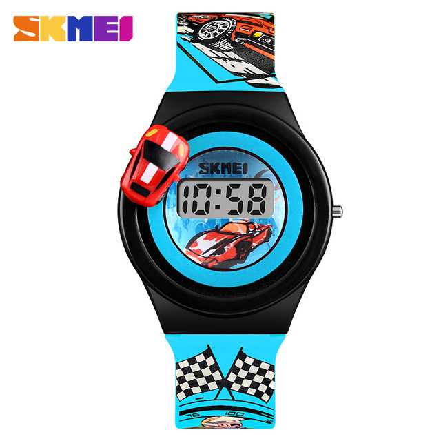SKMEI Jam Tangan Anak  1376 Aneka warna Hitam Merah Biru Hijau kuning Titanium Gray Silver Putih Ori