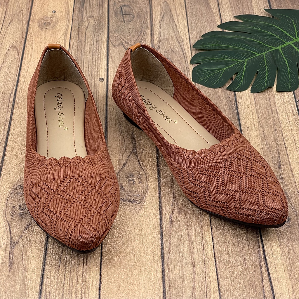 Sepatu Flat Wanita Rajut Import ID02 - CLARENZO