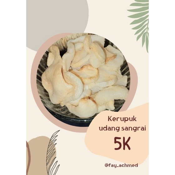 

kerupuk udang sangrai