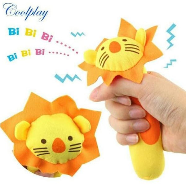 Rattle Stick Baby (rattle bayi) Animal Mainan Anak Bayi Mainan Stick Toet Toet