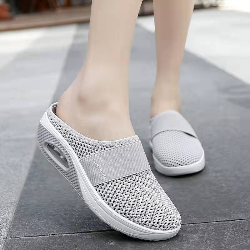 kano style Sepatu bantalan udara Ortopedi non-slip sol tebal Muller shoes Sandal berjalan ringan