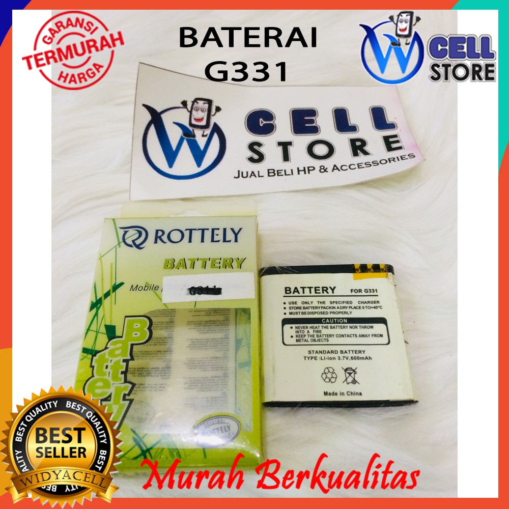 [WCELL] BATERAI / BATTERY ROTELLY NEXIAN G331 / NX-G331 / G331