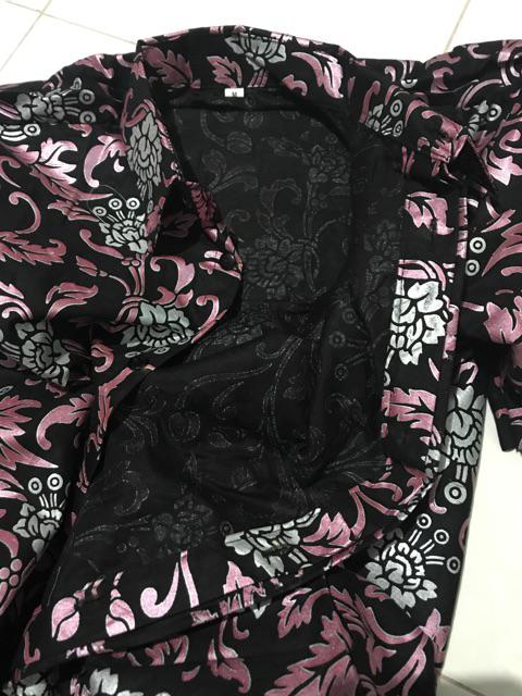 Couple Ayah Anak Batik Prada Pink