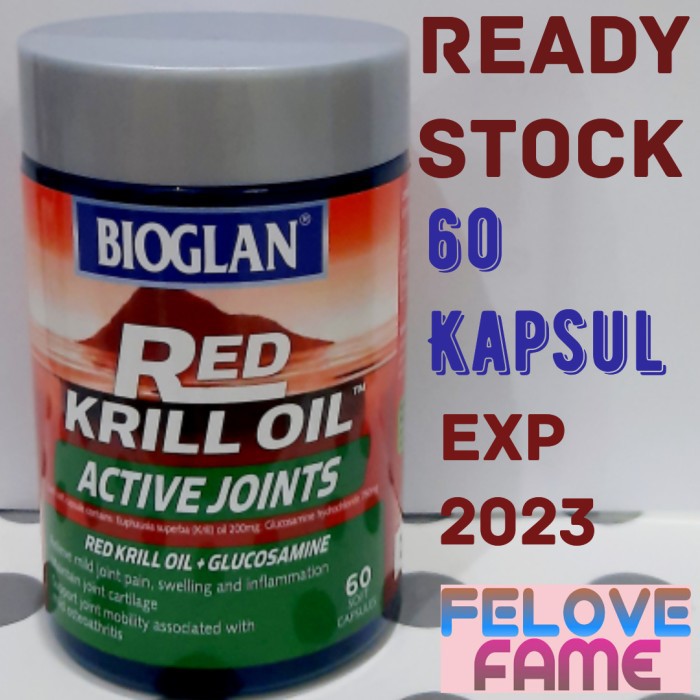 Bioglan Red Krill Oil Active Joints 60 Kapsul