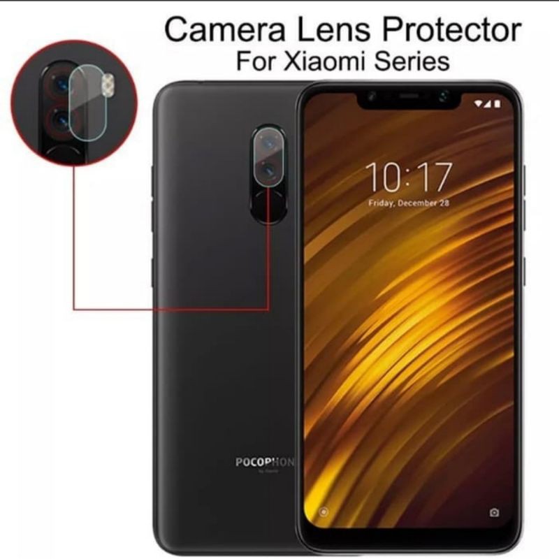 Xiaomi Pocophone F1 Tempered Glass Camera Anti Gores Kamera Belakang