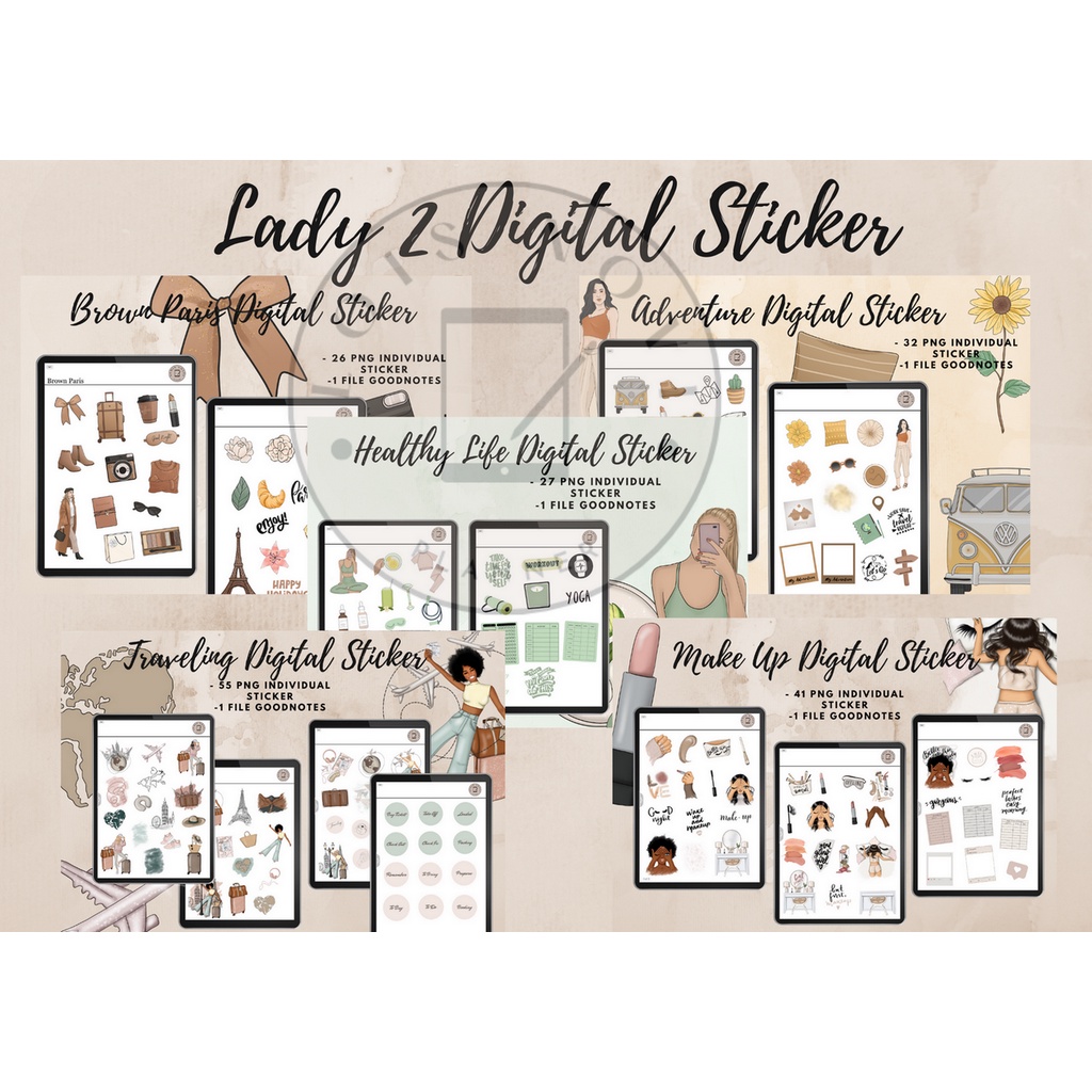 

Lady 2 Digital Sticker, Digital Sticker, Sticker untuk Digital Planner, Sticker for Digital Planner, Sticker for Digital Journal, Sticker for digital Notebook