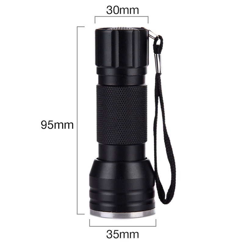 [ 21LED Invisible Handy Purple Powerful Flashlight  For Outdoor Camping Hiking Camping Accessories ]