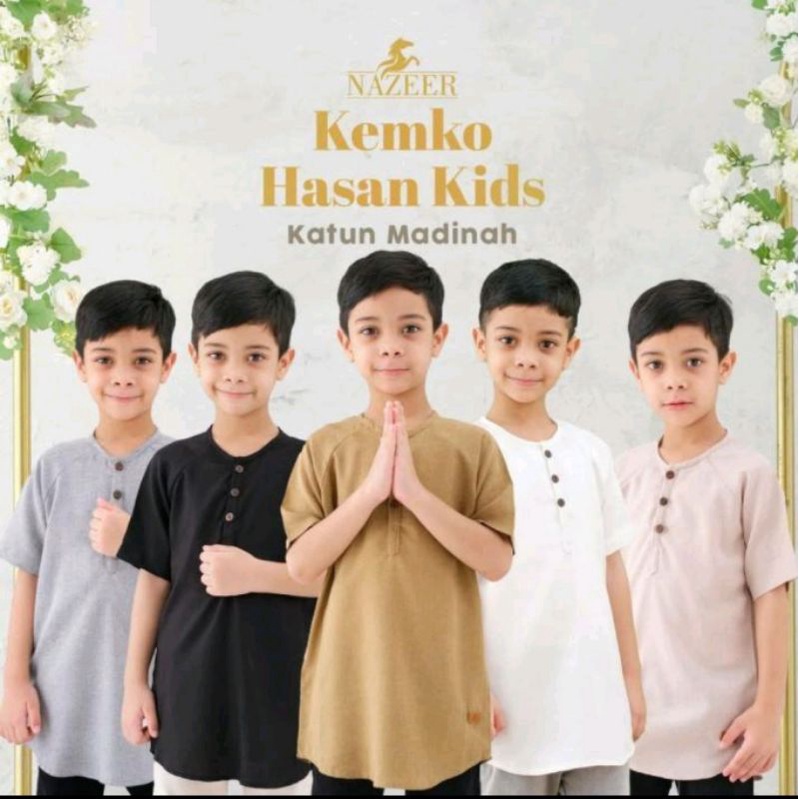 Nazeer Kemko Hasan Kids Koko Anak Lengan Pendek Nazeer Kemko Hasan Kids Original Murah Berkualitas