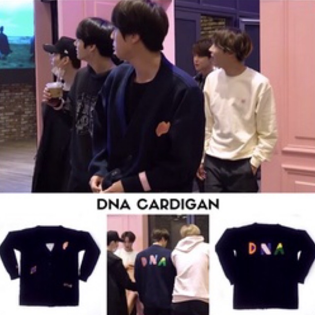 DHD ✨BTS DNA CARDIGAN POP UP STORE✨ Preloved