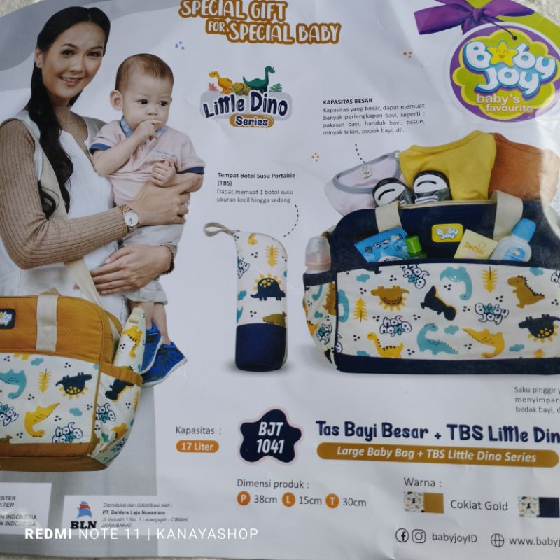 baby joy tas bayi besar/Little Dino series BJT 1041